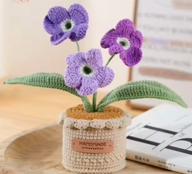 Primevères en crochet