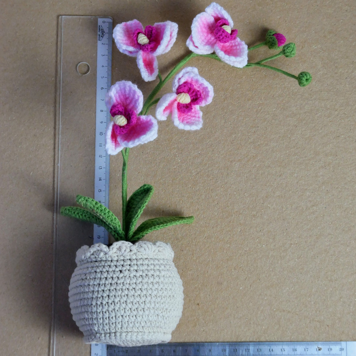 Orchidée en crochet