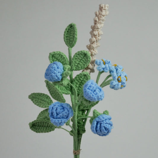 Bouquet mini douceur - laine