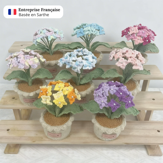 Hortensia en crochet