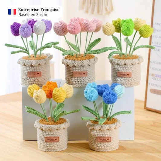 Tulipes en crochet