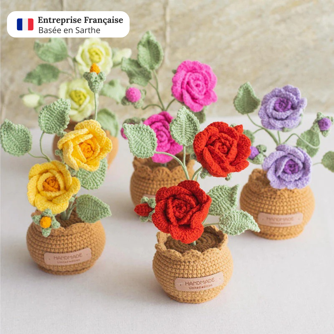 Roses en crochet