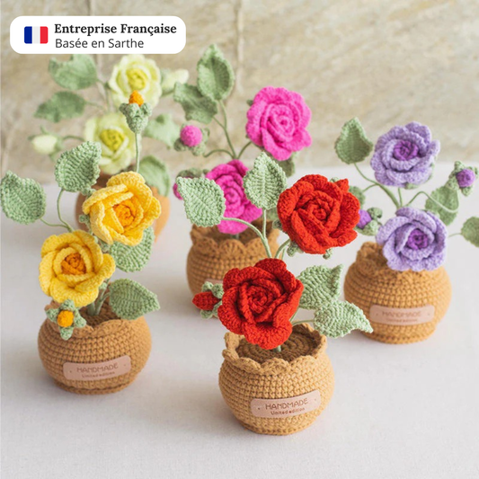 Roses en crochet