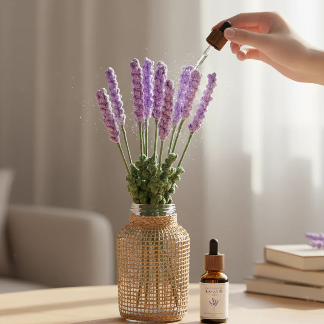 Brins de lavande en brassée - Couleurs variées de violet