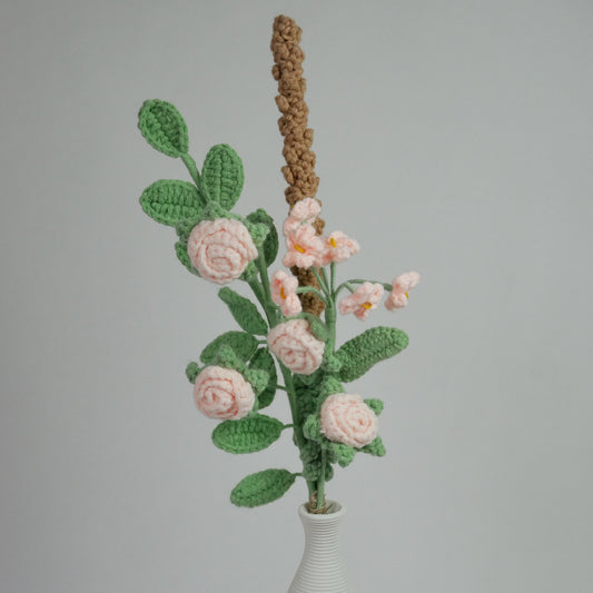 Bouquet mini douceur - laine