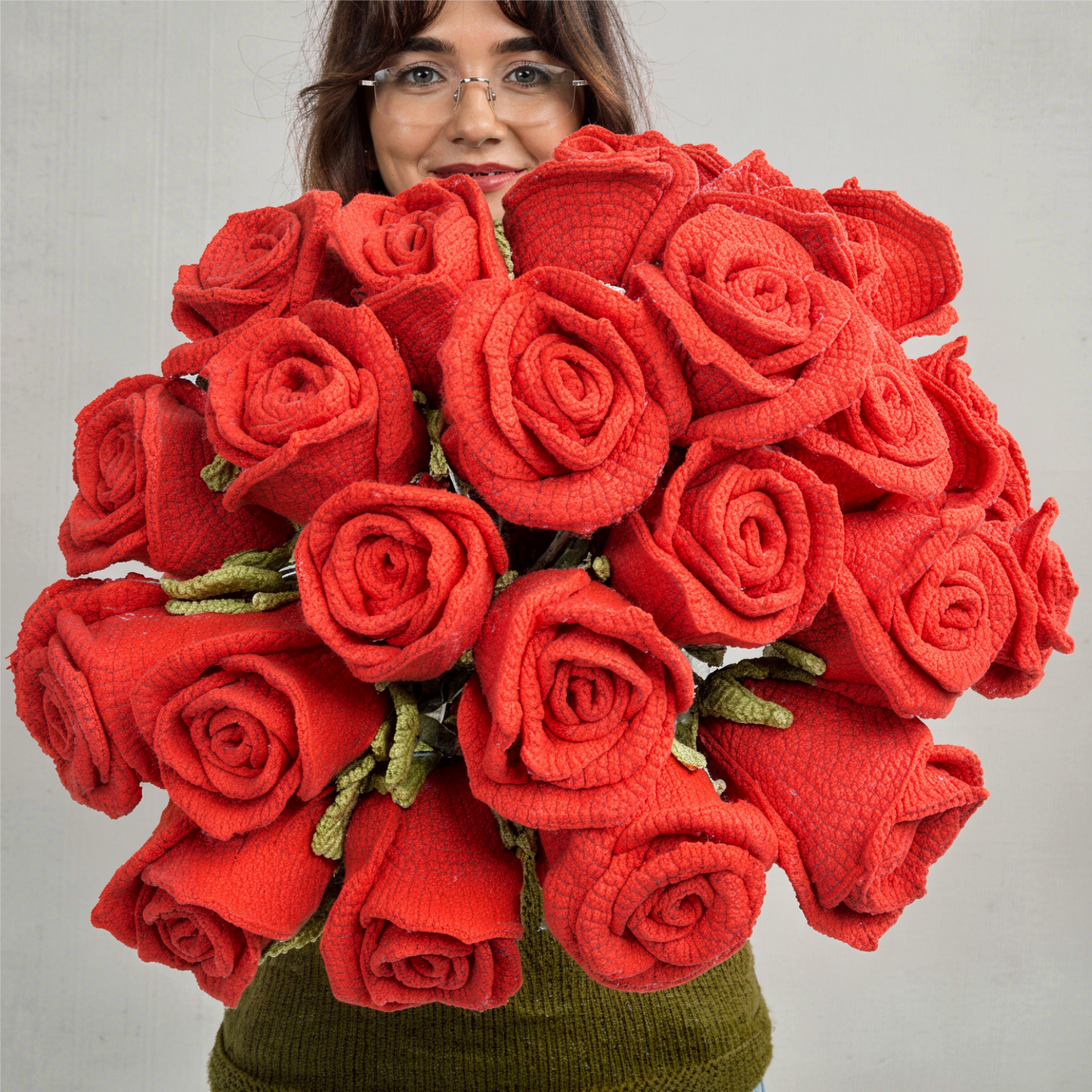 Brassée rouge "Je t'aime"