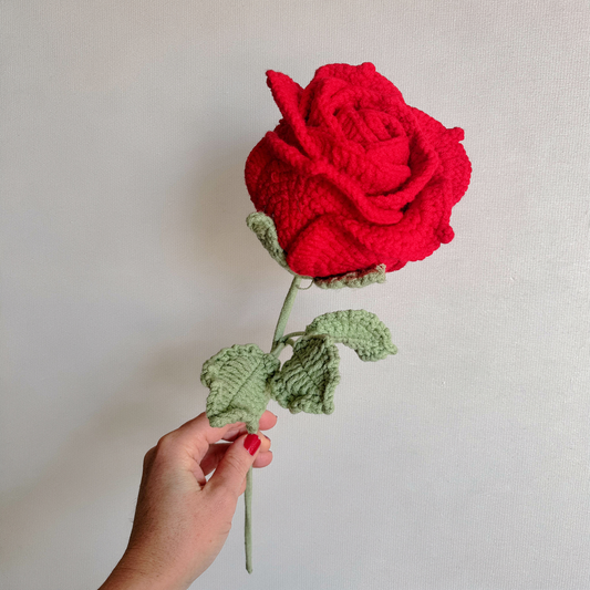 Rose rouge Large - 1 tige