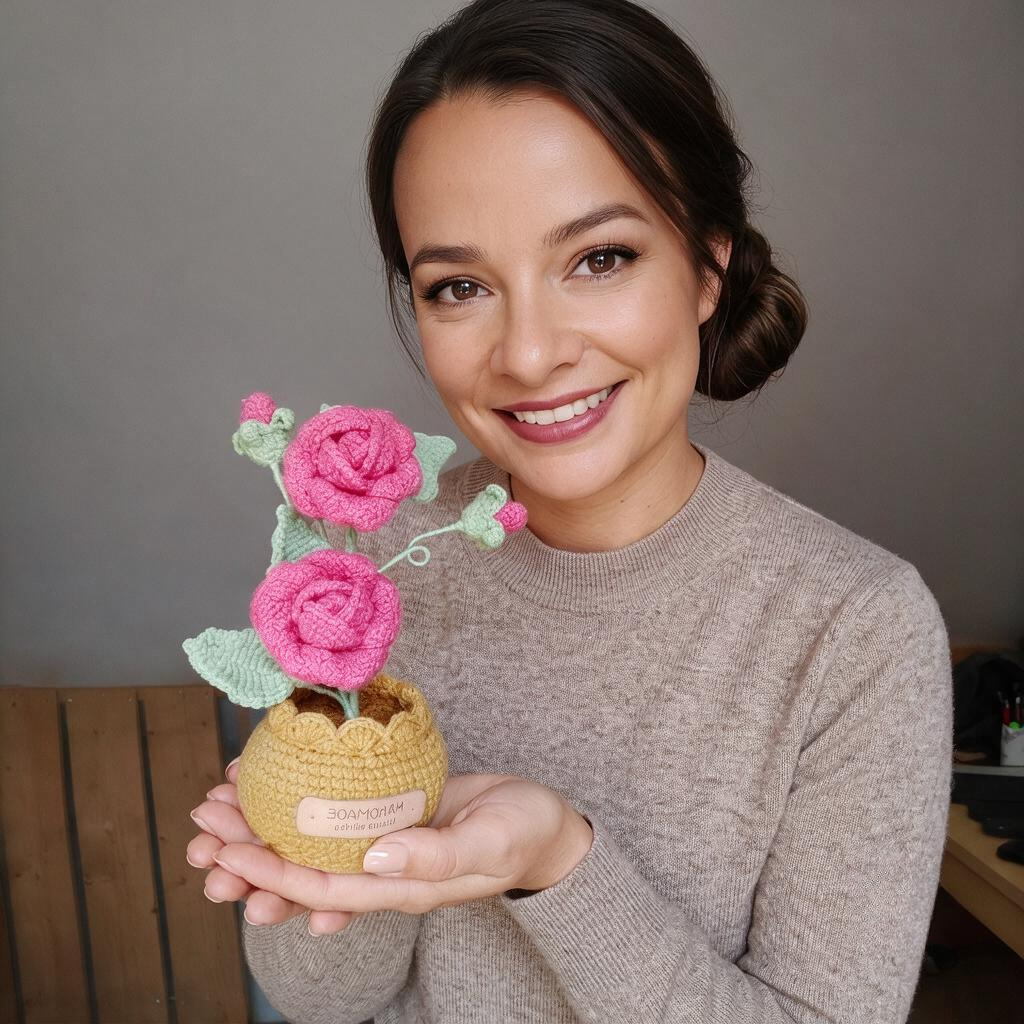 Roses en crochet