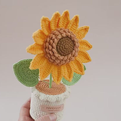 Tournesol en crochet