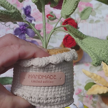 Pivoine en crochet